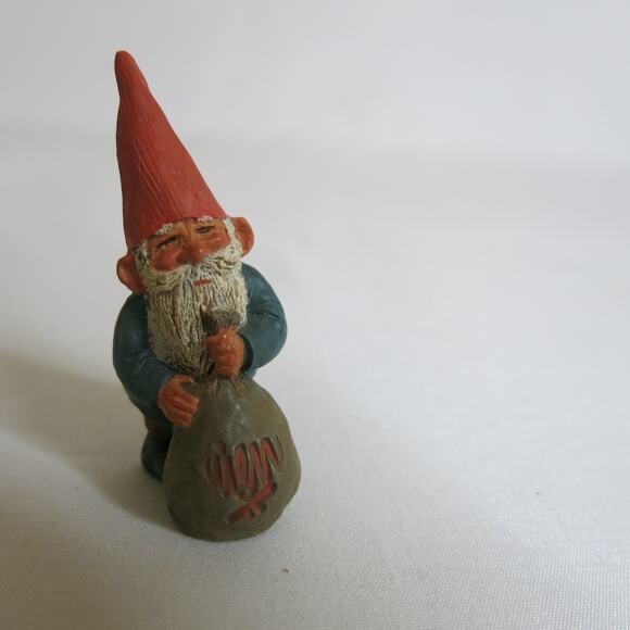 Vintage Klaus Wickl GNOME Mini Figurine Patrick In Box 2.25" 301663 Enesco 1993 - Picture 3 of 11